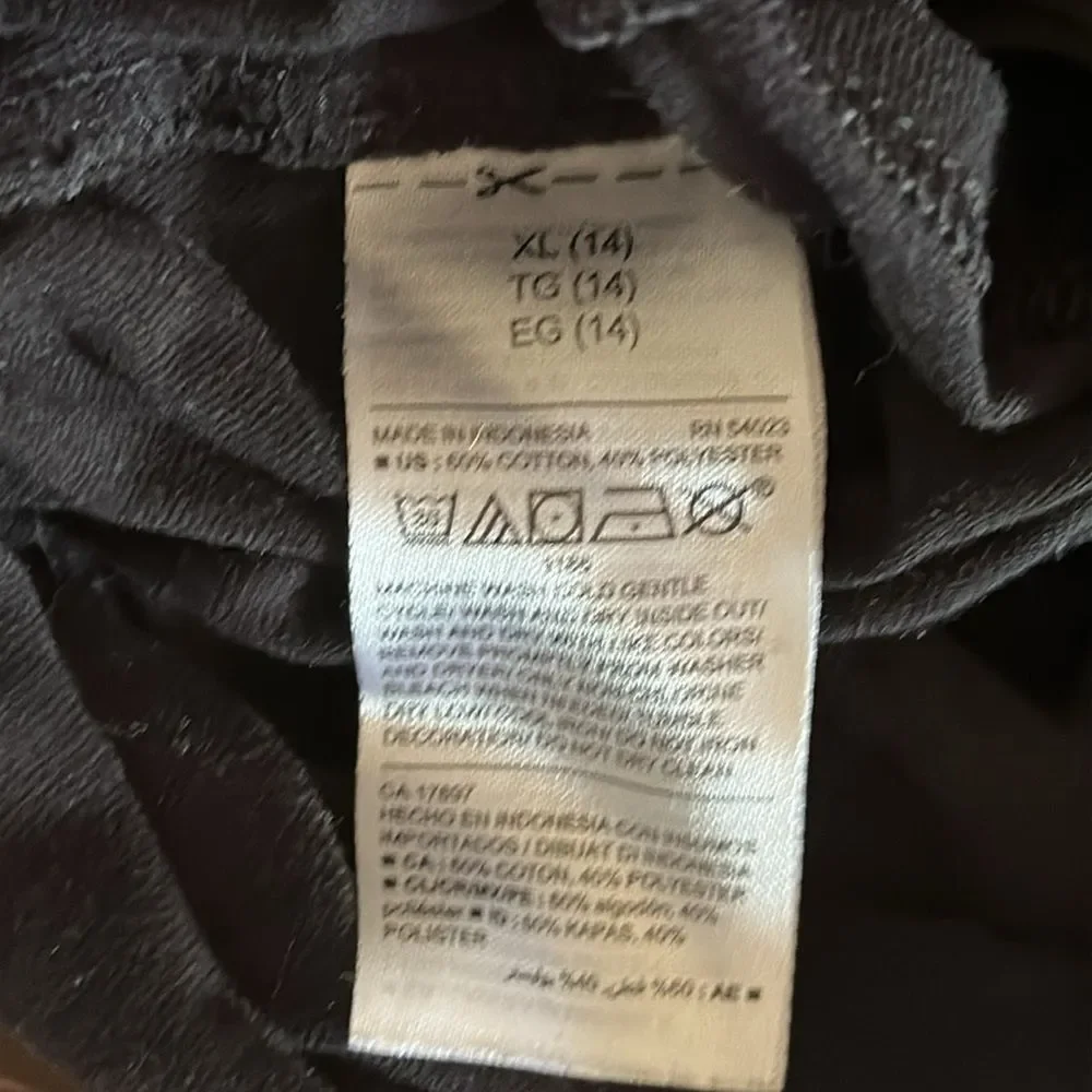 Old Navy Girl's Black Short Sleeve T-shirt 